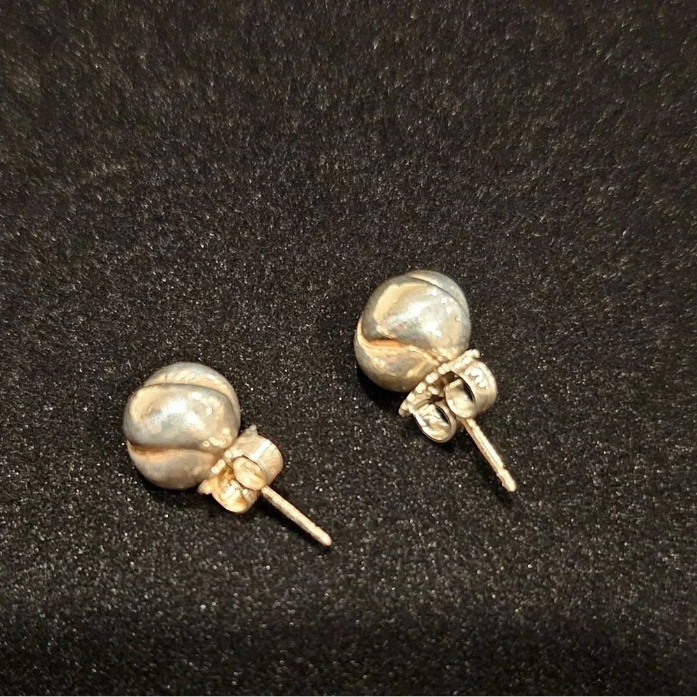 Vintage Tiffany & Co. Twist Knot Large Stud Earrings - Picture 2 of 2